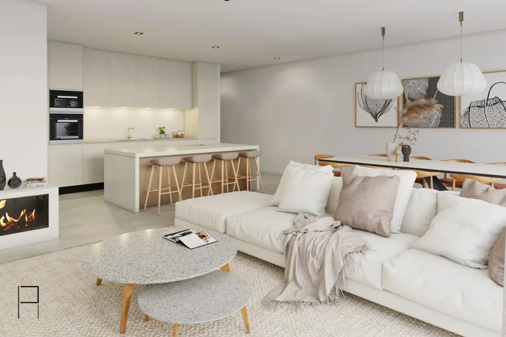 Living Room - Modern Villa with Private Pool in Dénia