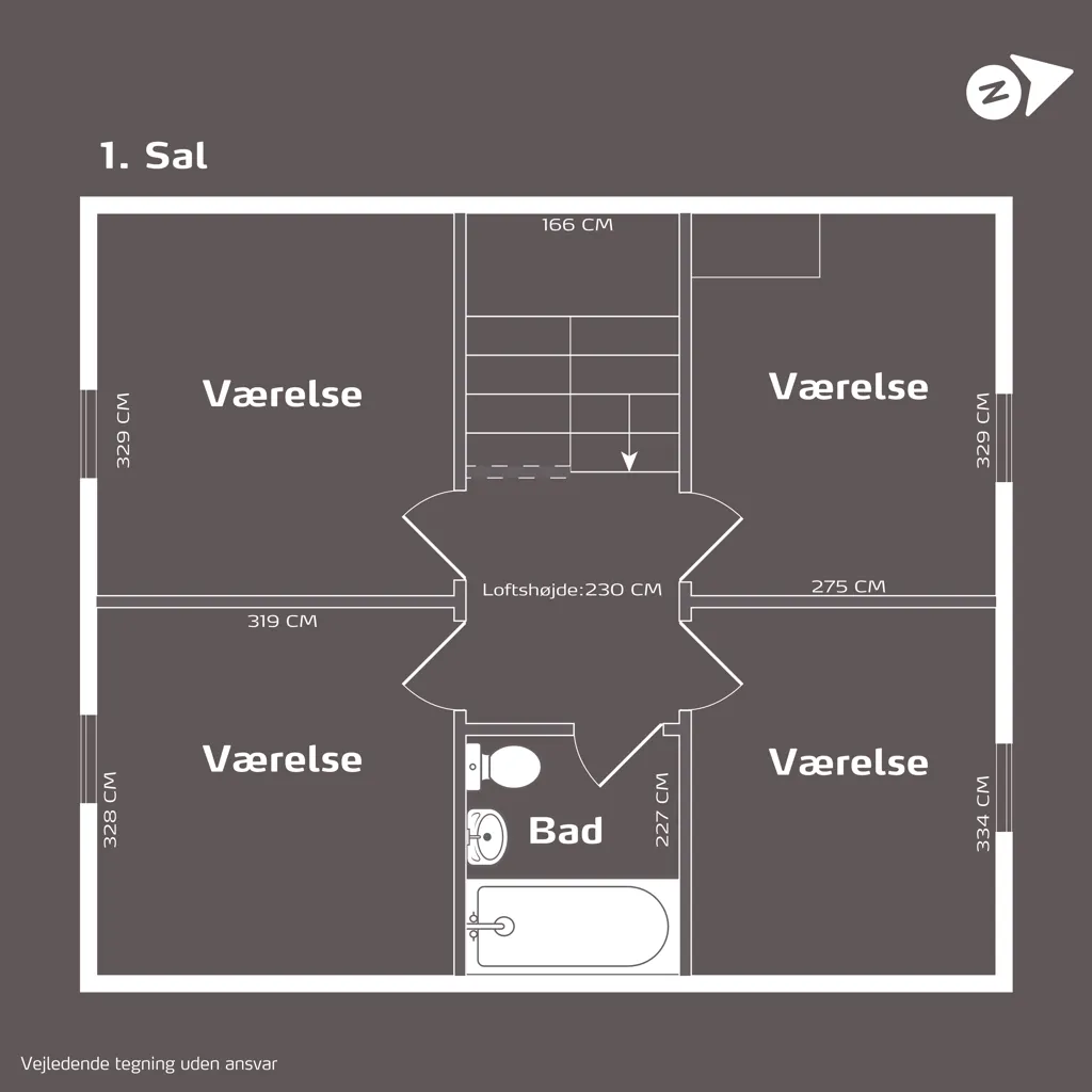 Plan - Family-Friendly Terraced House in Bellinge