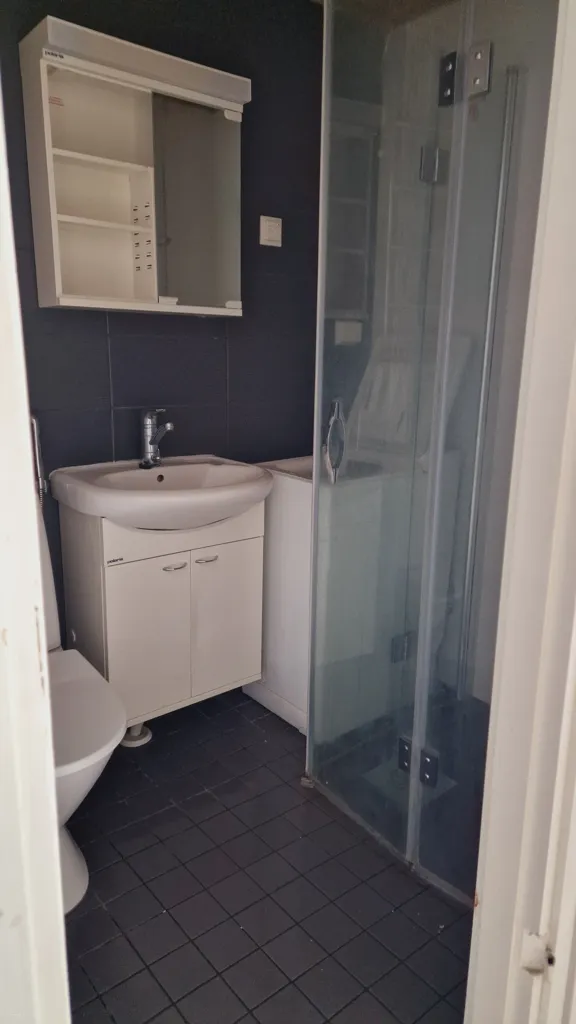 Salles de bain - Studio Flat with Balcony in Savilahti, Mikkeli