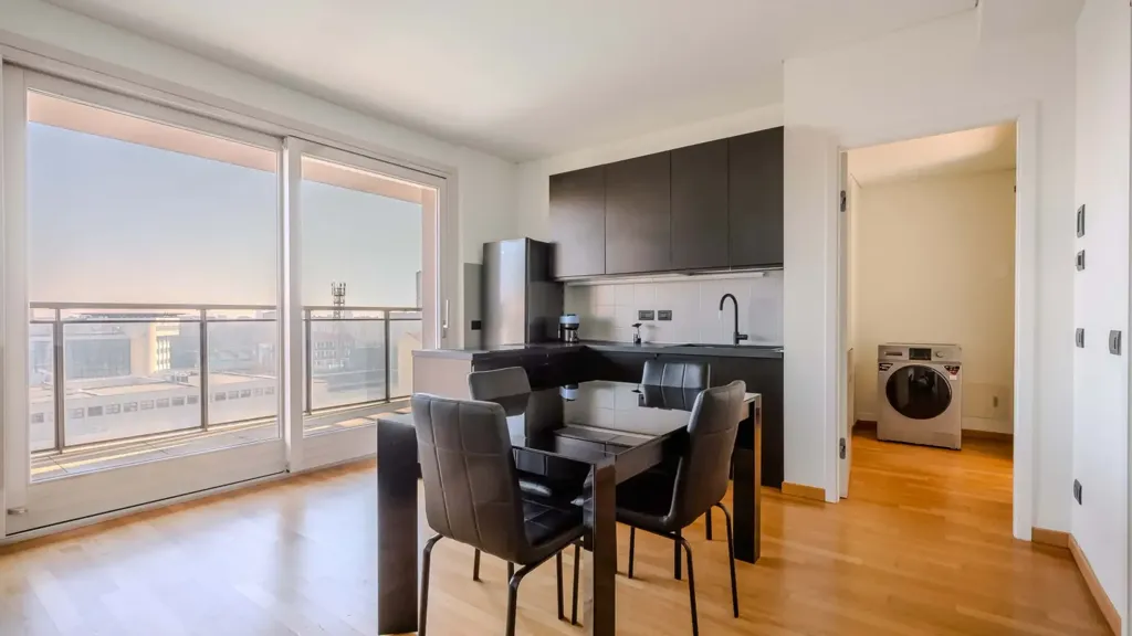 Séjour - Apartment with City View and Pool in Milan