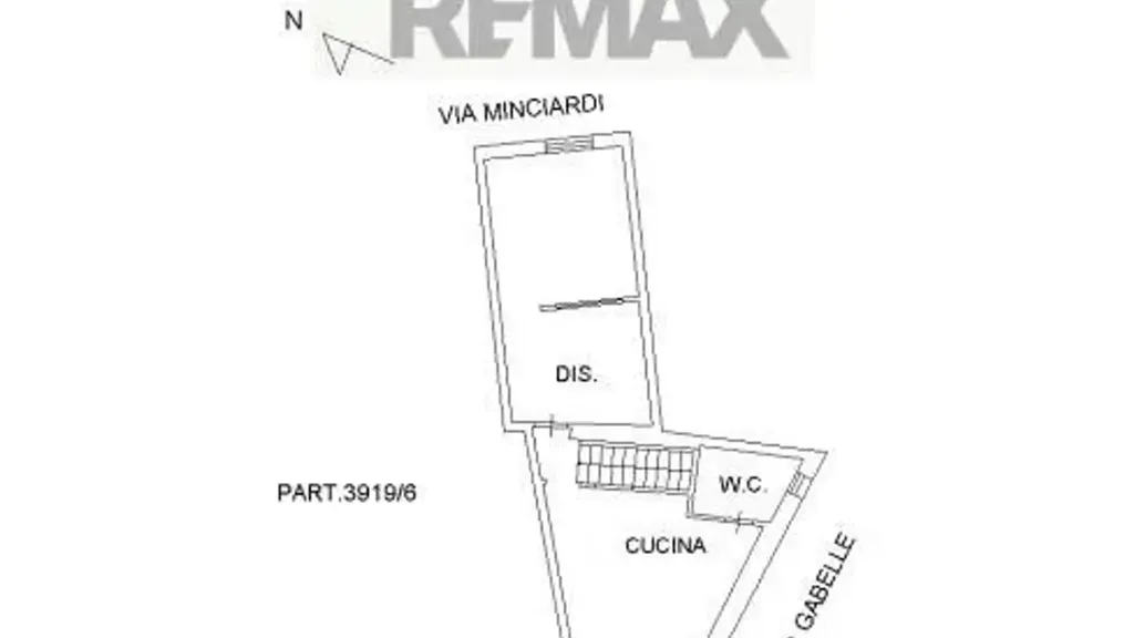 Plan - Rusticated Apartment with Balcony in Caltagirone