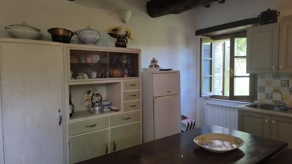 Cocina - Rustic Apartment with Private Garden in Monticiano