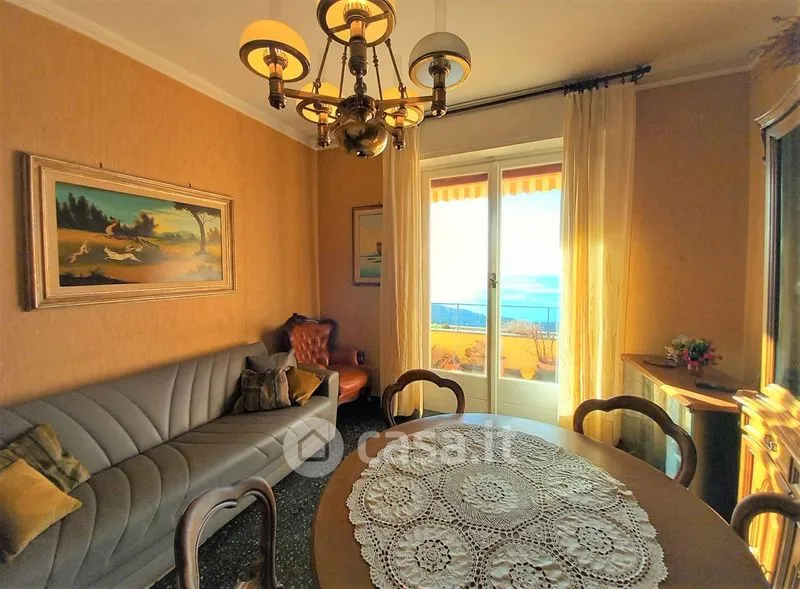 Séjour - Panoramic Apartment with Sea View in Camogli