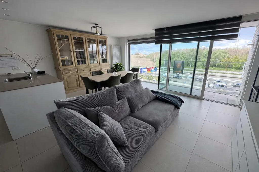 Séjour - Appartement avec Vue sur les Dunes près de la Plage