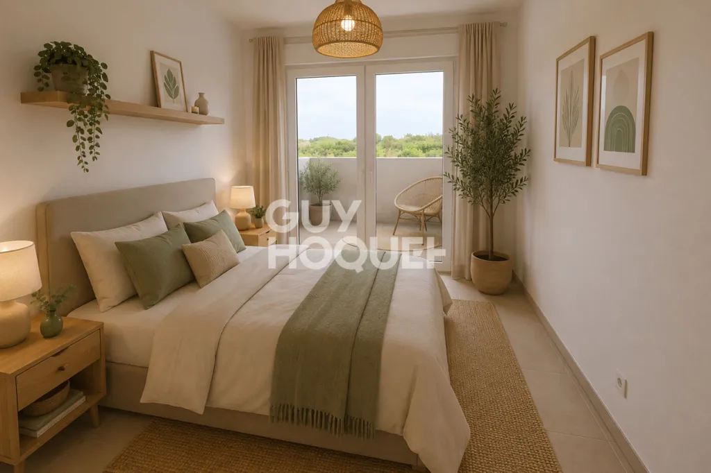 Chambres - Appartement 3 Pièces avec Terrasse au Cap d'Agde