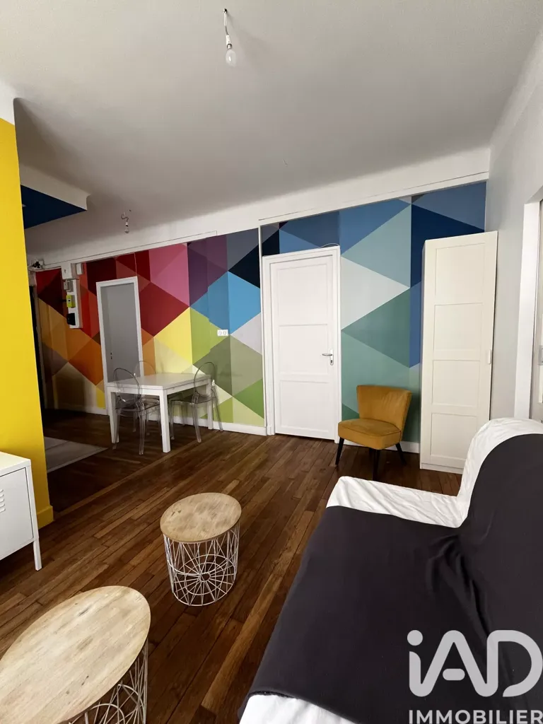Living Room - Bright Apartment with East-West View in Le Mans