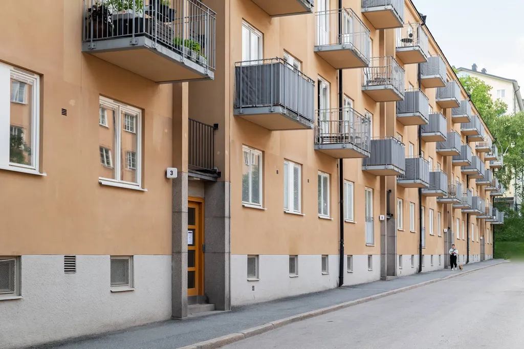 Extérieur - Apartment with Sunny Balcony in Kristineberg