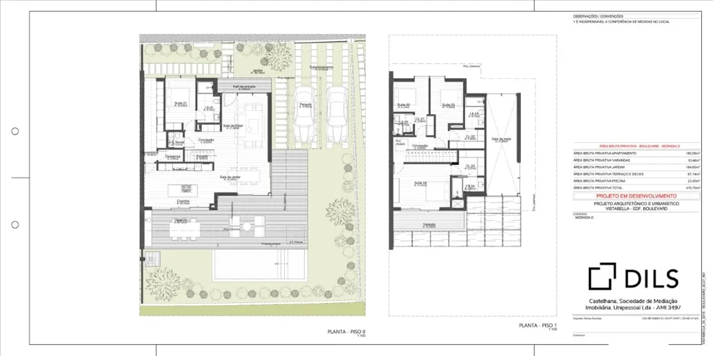 Floor Plan - Detached House with Private Pool in Oeiras