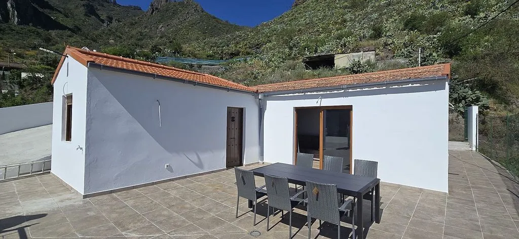 Terrasse - Chalet with Terrace in Tenteniguada, Valsequillo