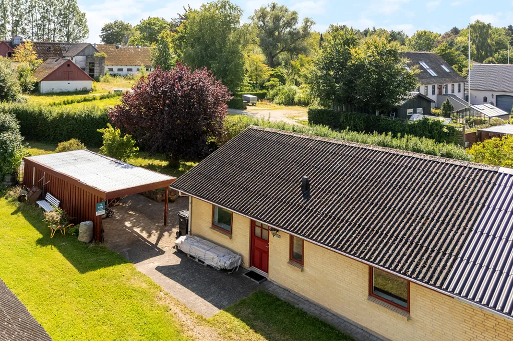 Vue aérienne - Maison 4 pièces à Regstrup