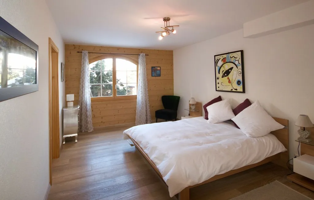Bedrooms - Apartment with Panoramic View in Leysin