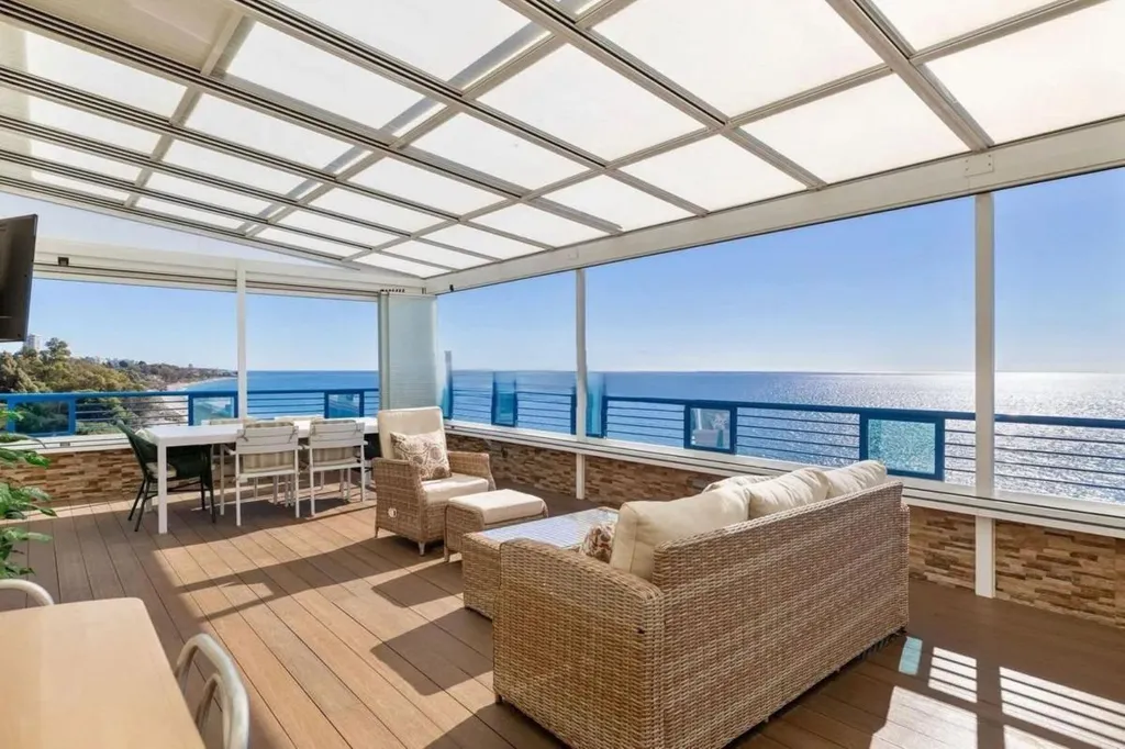 Terrasse - Penthouse with Sea View in Marbella