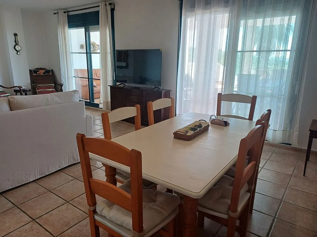 Dining Room - Apartment with Pool and Terrace in La Alcaidesa