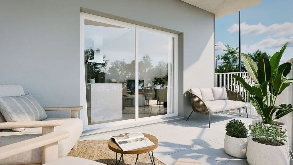 Terrace - New Flat with Pool in Sagunto