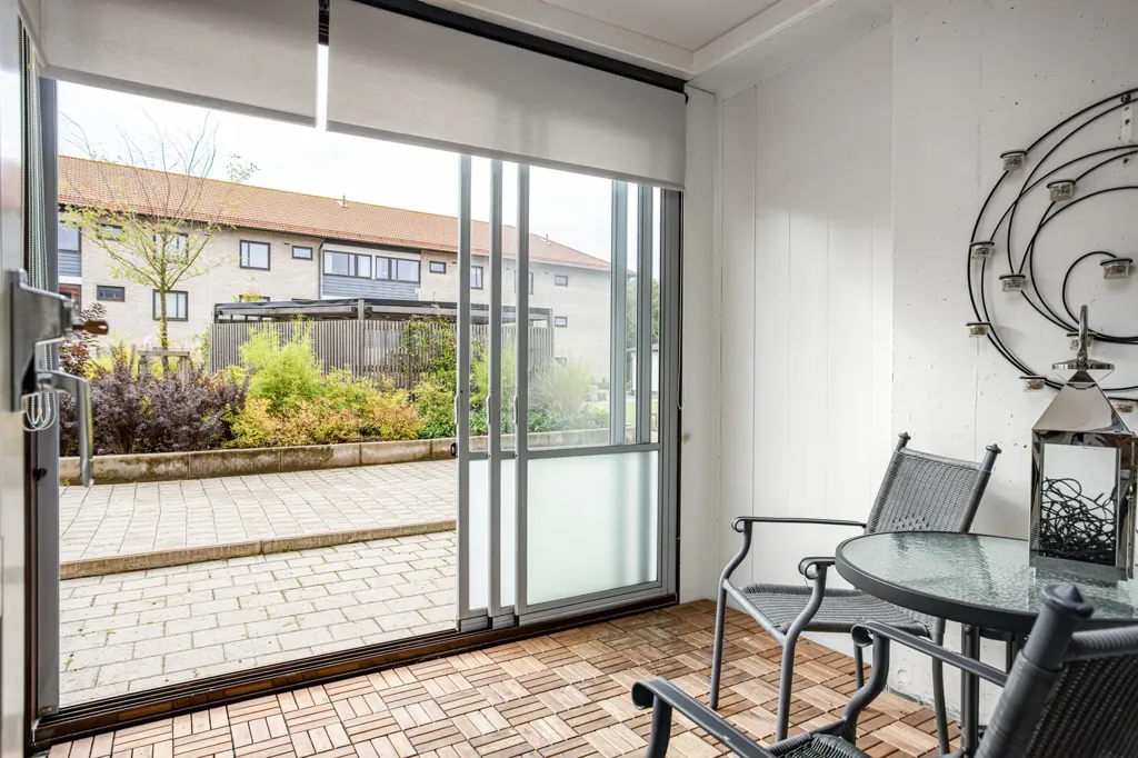 Terrasse - Two-Bedroom Flat with Balcony in Halland