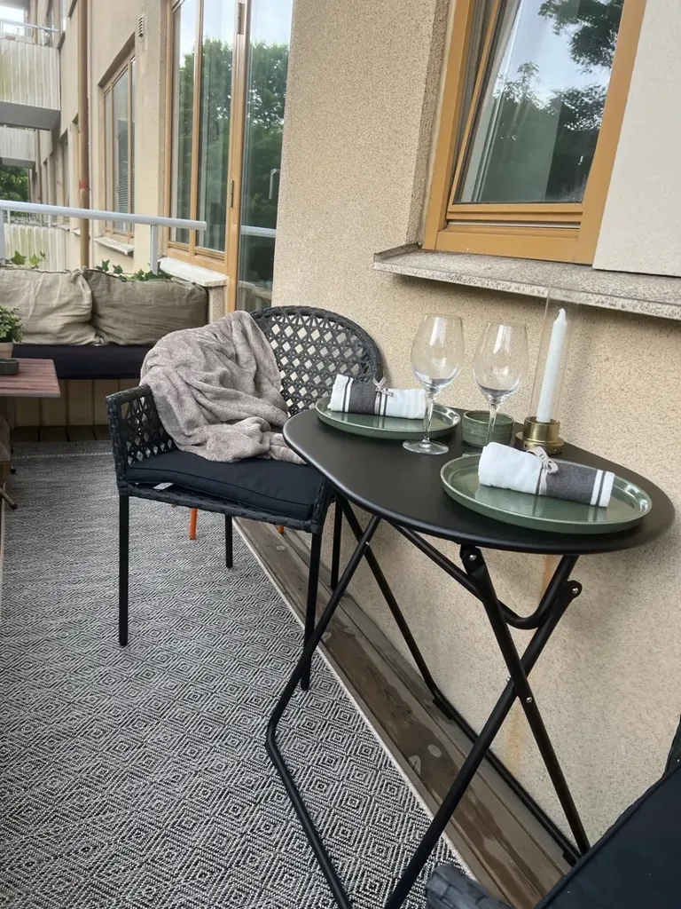 Balcon - Appartement 2 pièces à Göteborg