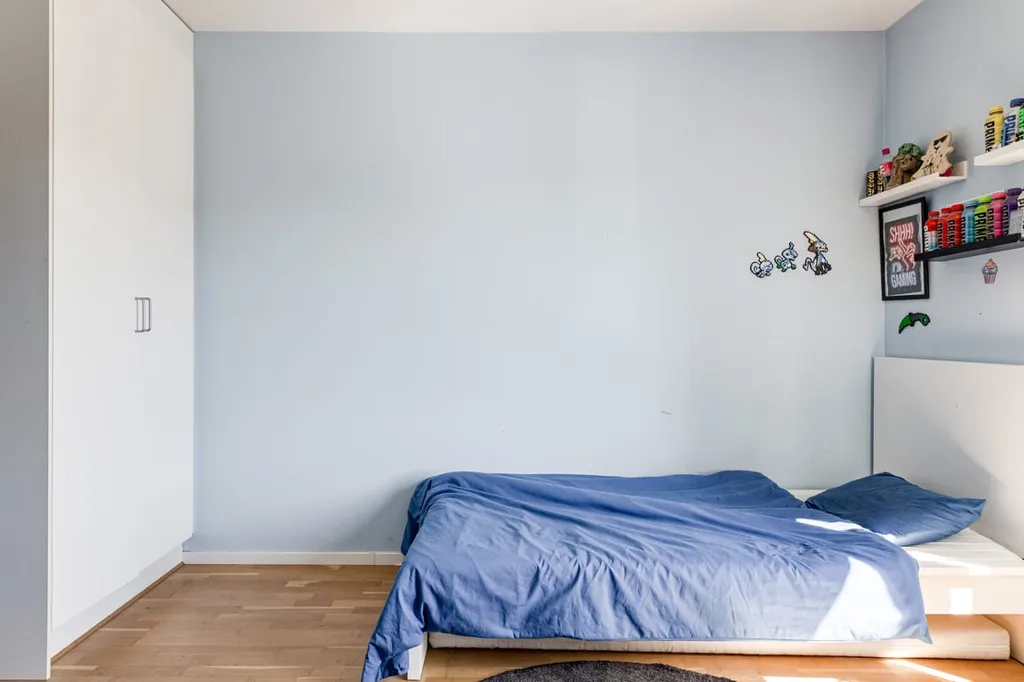 Bedrooms - Apartment with Generous Balcony in Limhamn Bunkeflostrand