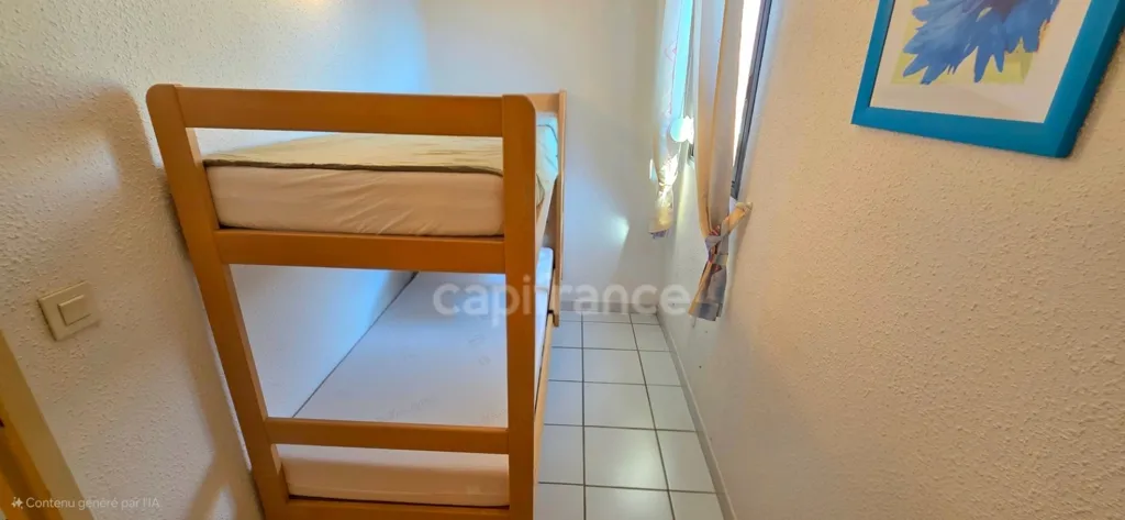 Chambres - T3 en Duplex avec Terrasse et Piscine à Proximité de la Plage