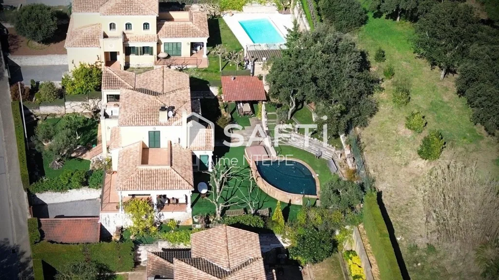 Vue aérienne - Luxury Villa with Pool in Golf District, Girona