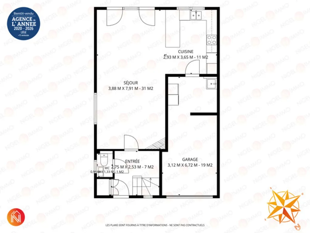 Floor Plan - 2018 Villa with Garden in Oupeye