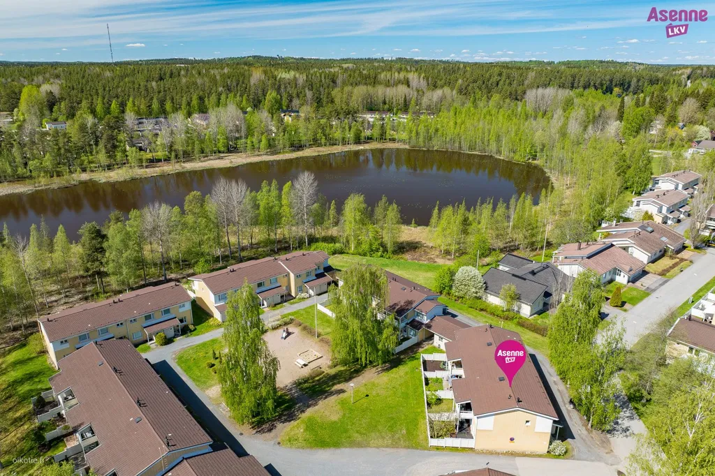Vue aérienne - Modernised Apartment with Sauna in Emola, Mikkeli