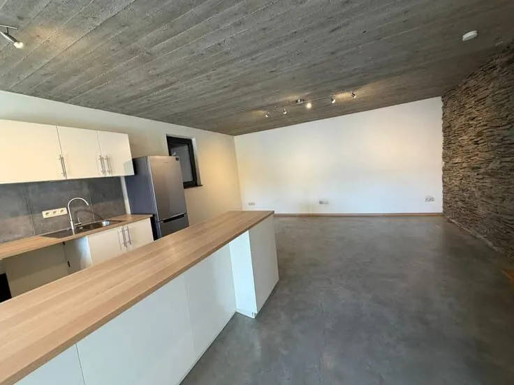 Köök - Spacious Flat with Terrace in Houffalize