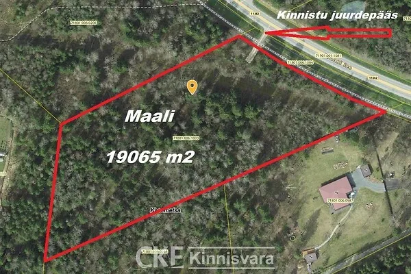 Plaan - Plot with Building Rights in Saku