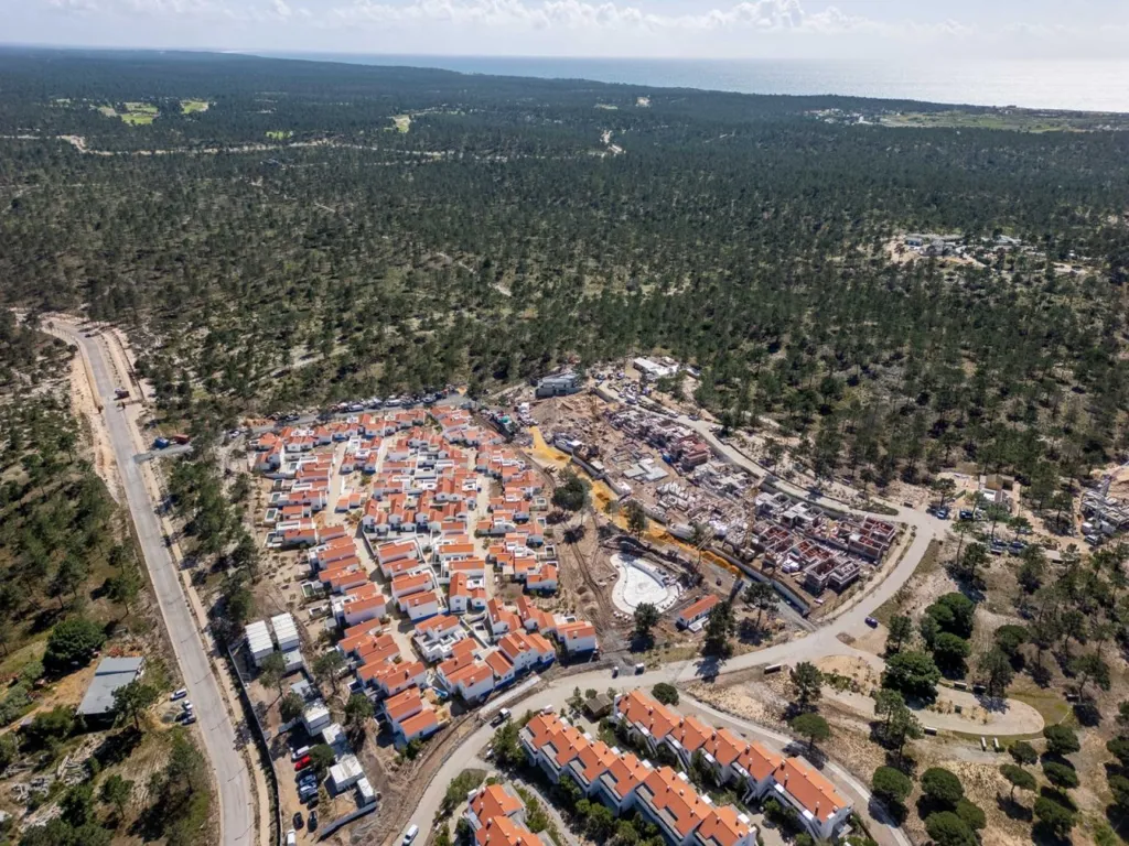 Vue aérienne - Urban Plot with Approved Design in La Reserve, Carvalhal
