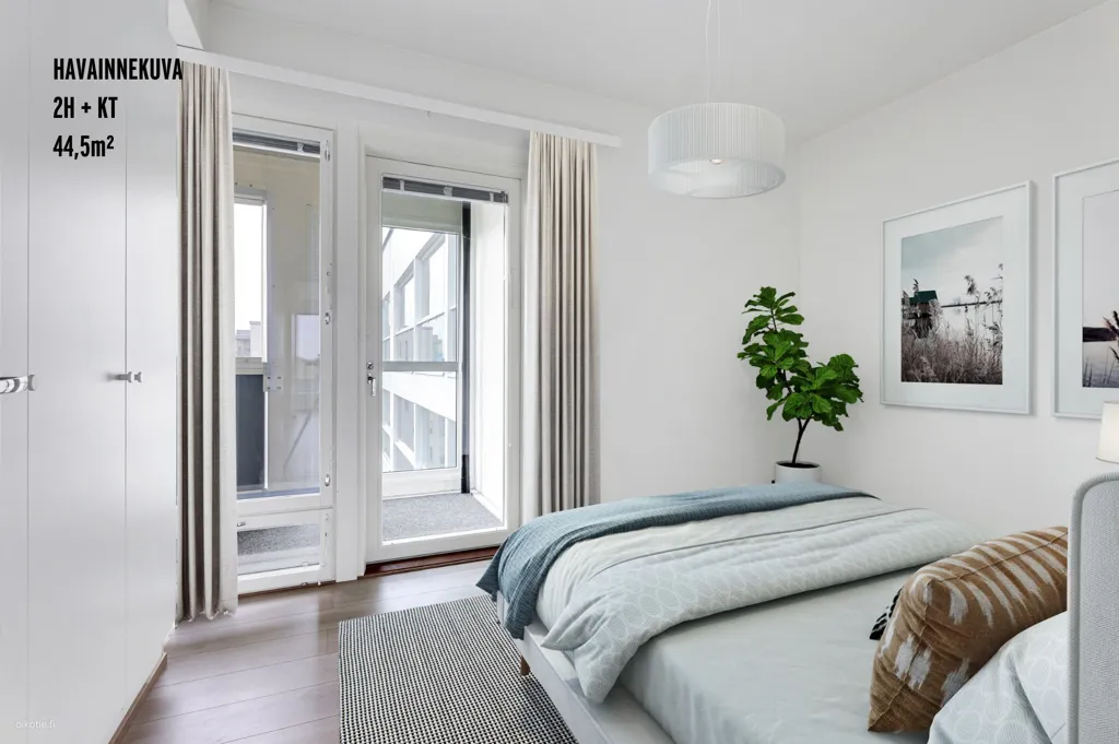 Magamistoad - Modern Flat with Glazed Balcony in Kilo, Espoo