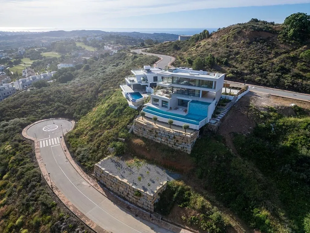 Õhuvaade - Passivhaus Villa with Infinity Pools in La Cala Golf