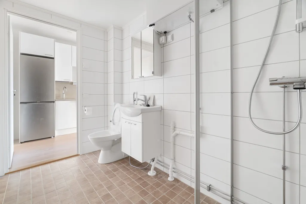 Bagni - Studio Flat Near Vaasa University, Palosaari