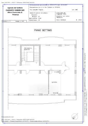 Plan - Modern Apartment with Balcony in Potenza