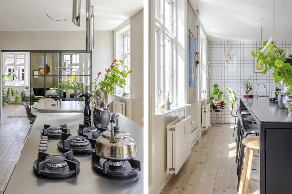 Köök - Duplex with Historic Charm in Copenhagen V