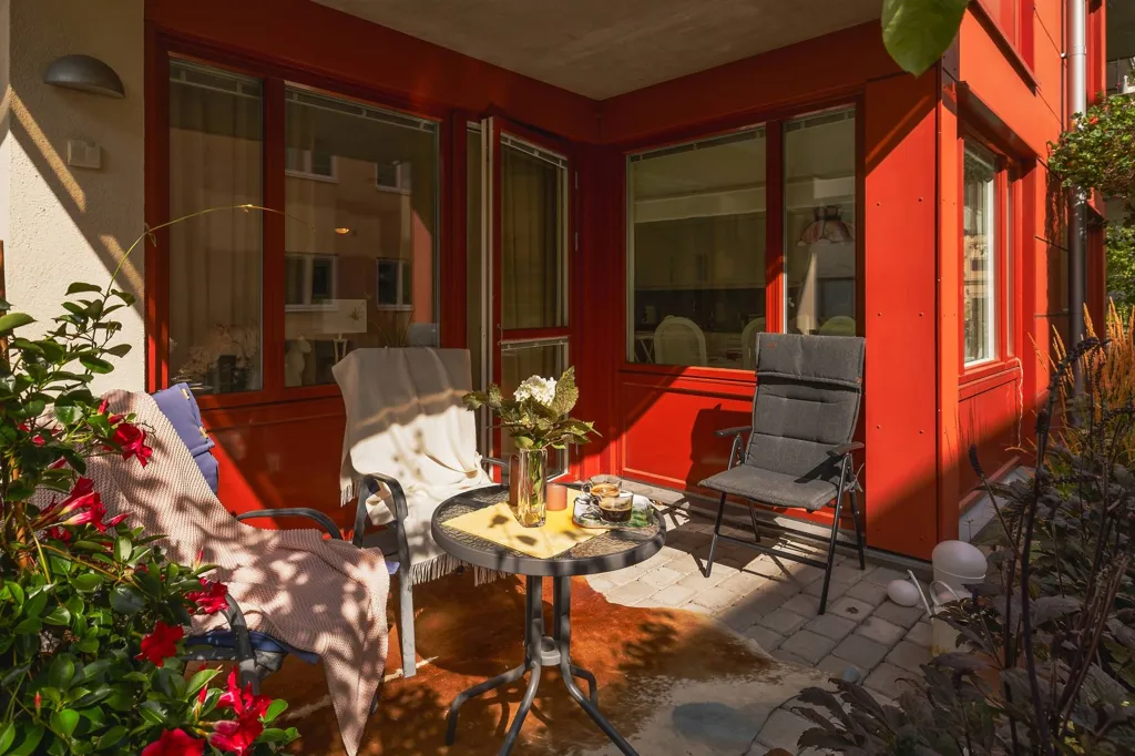 Terrasse - Modern Flat with Private Terrace in Karlstad