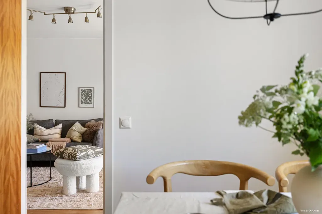 Sala da pranzo - Apartment with Balcony in Mölndal