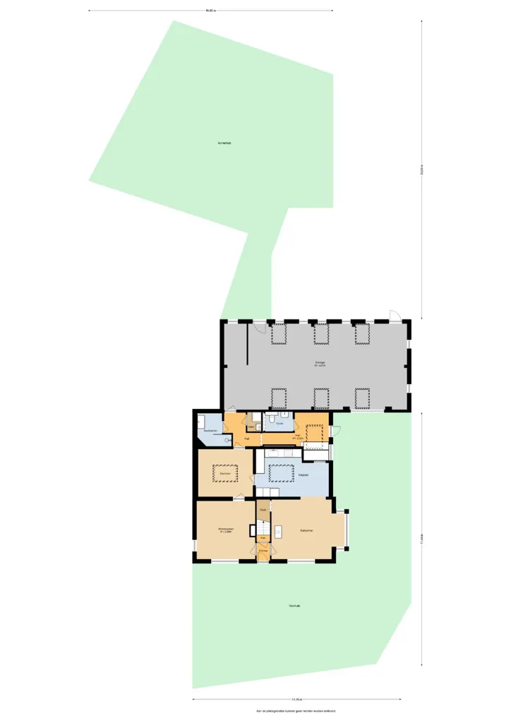 Planimetria - Charming 1910 House with Water View in Vecht