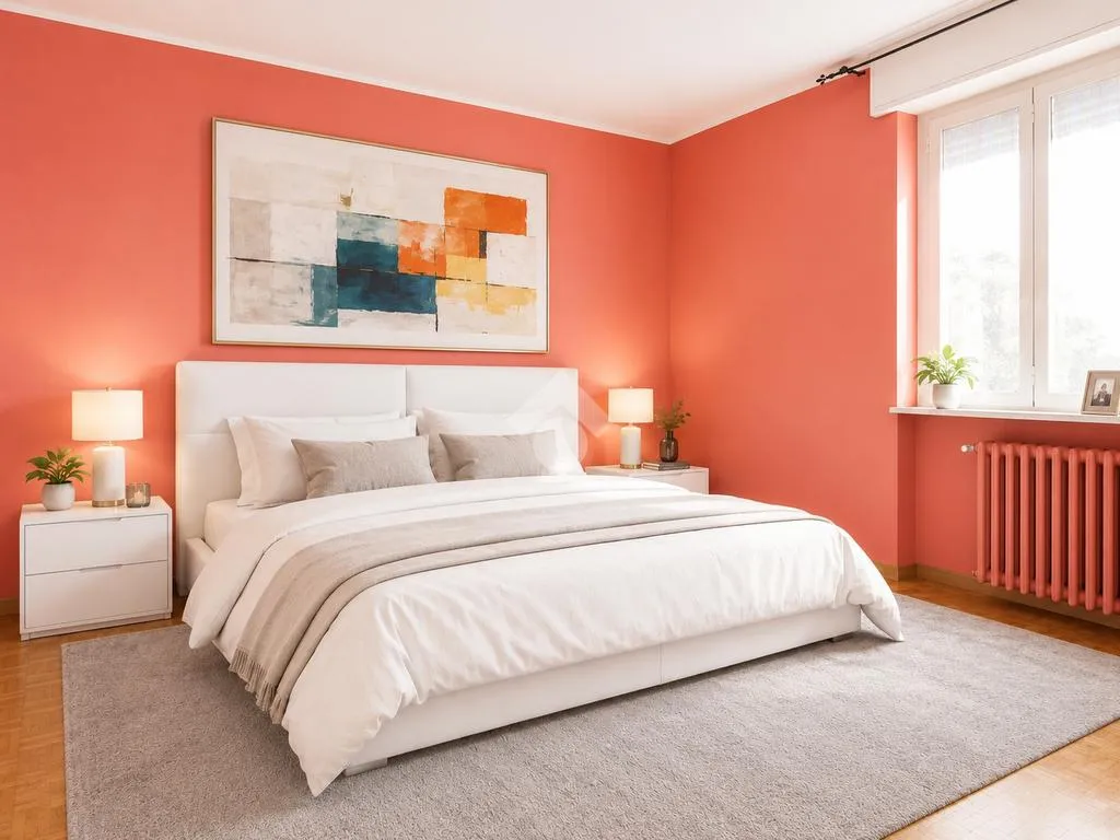 Bedrooms - Central 4-Bed Apartment with Balcony in Cossato