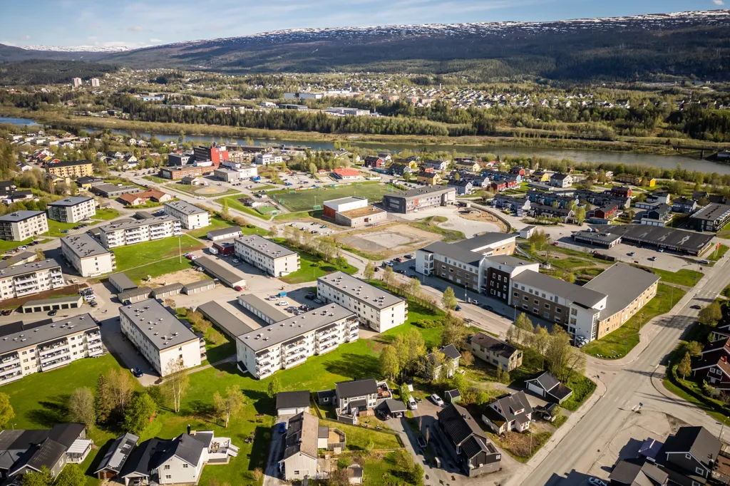 Vista aerea - Luxurious 3-Bedroom Flat with Balcony in Selfors