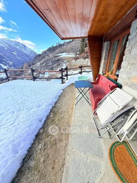 Terrass - Trilocale with Garden View in Cogne