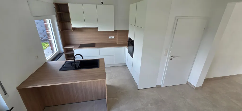 Kitchen - Renovated House with Terrace in Verviers
