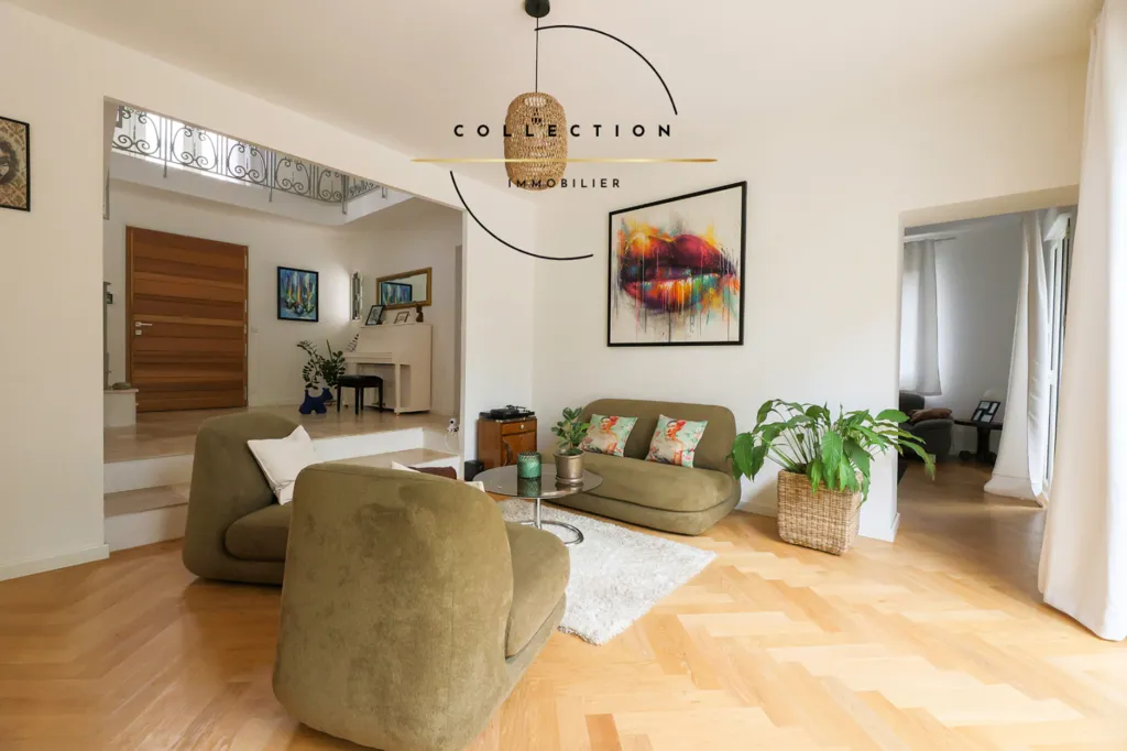 Séjour - Villa Rénovée avec Piscine à Montpellier