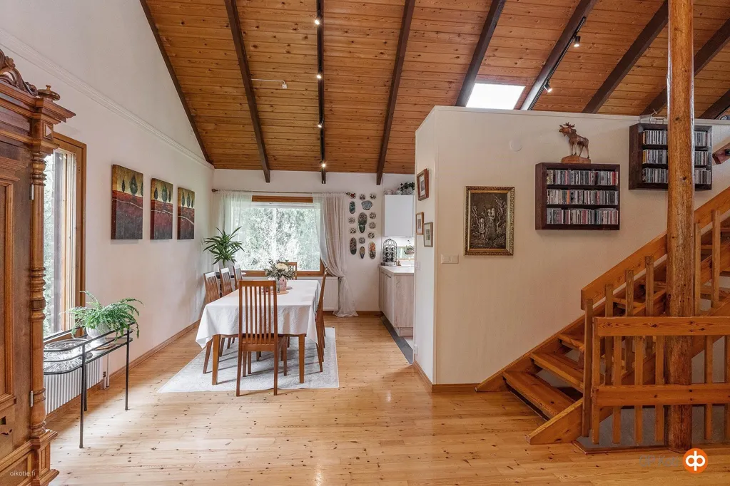 Soggiorno - Architectural House with Garden in Halikko