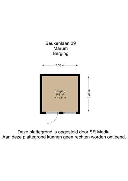Plaan - Modernised Semi-Detached House with Garden in Marum