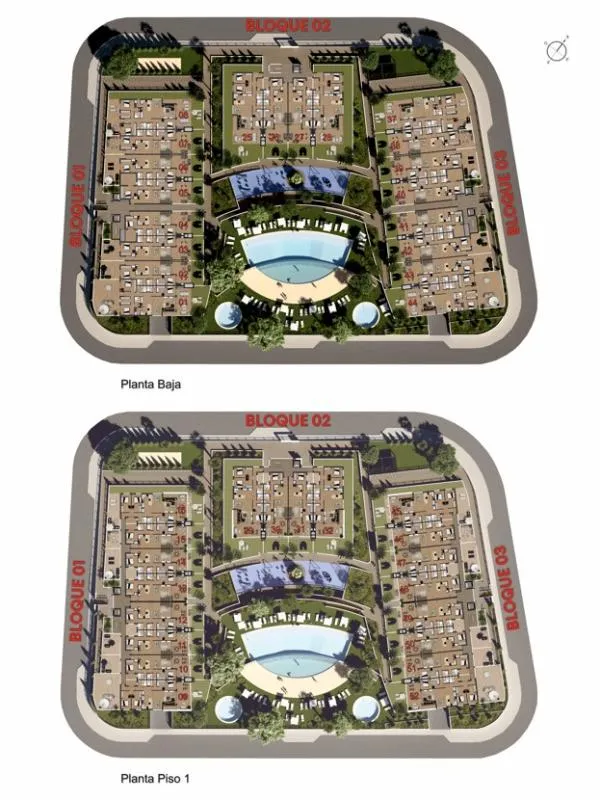 Plaan - New Apartments with Terrace in Amoros, Alicante