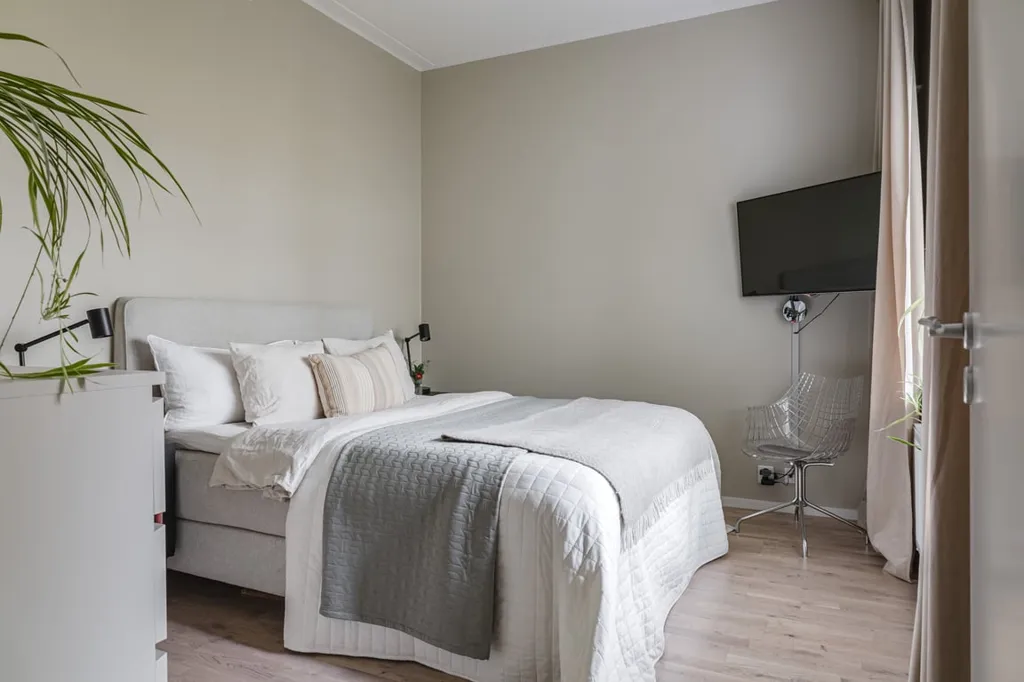 Chambres - Modern Two-Bedroom with Garden in Central Malmö