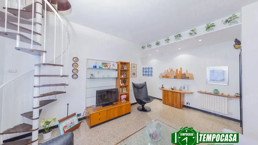 Séjour - Duplex Apartment with Terrace in Pavia