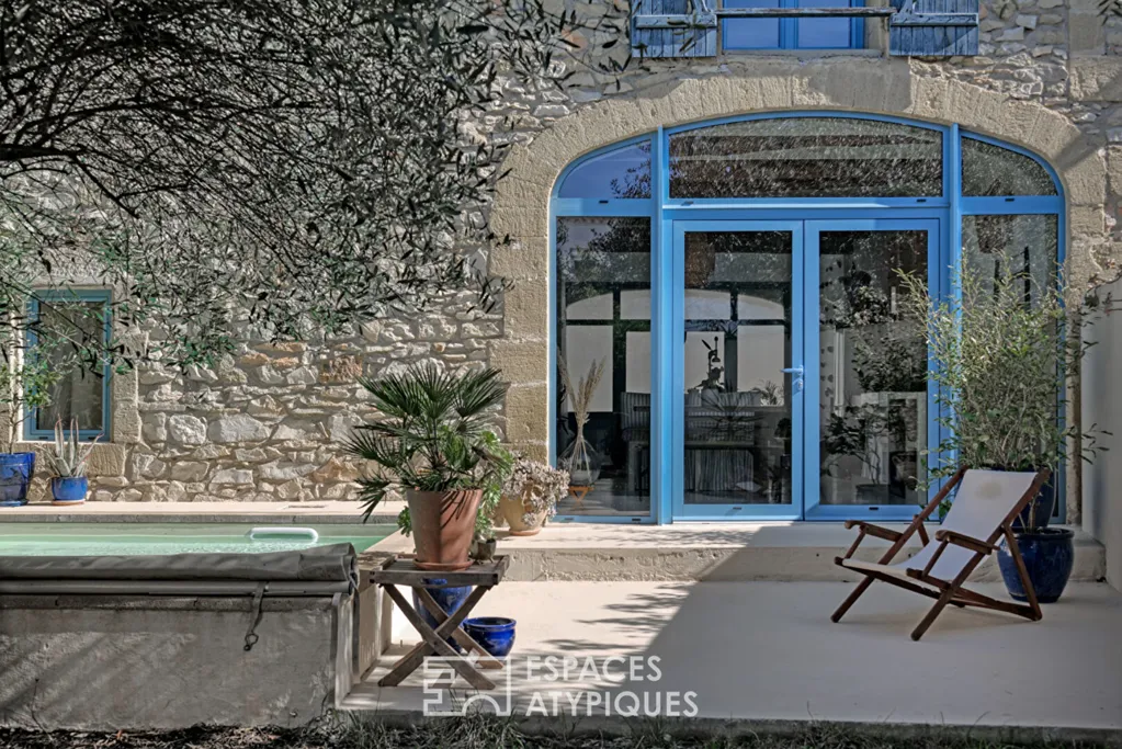 Bassein - Renovated Village House with Artistic Features in Codognan