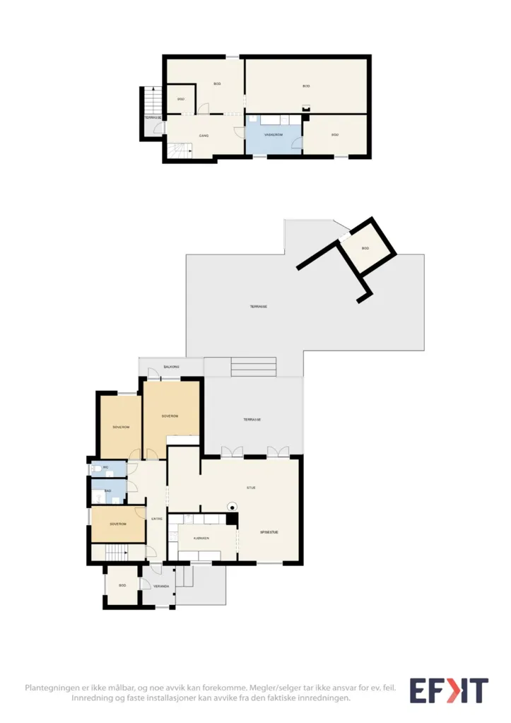 Plan - Cottage with Glomma Proximity in Braskereidfoss