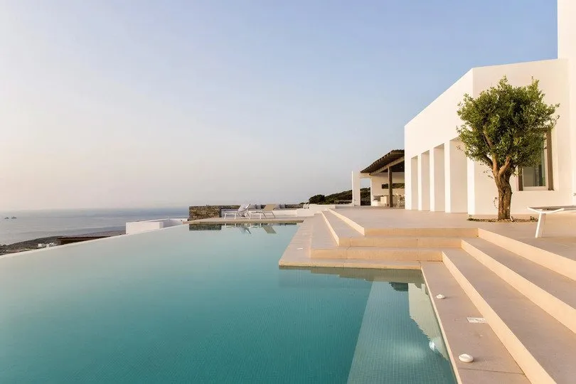 Pool - 6 Bedroom Villa with Private Pool in Paros