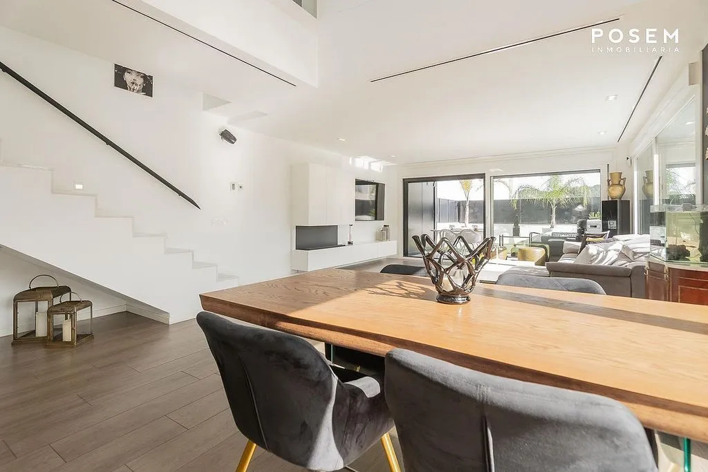 Söögituba - Contemporary Chalet with Pool in Tudela
